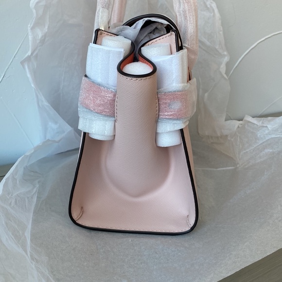 MICHAEL Michael Kors Pink and White Satchel - Picture 9 of 13